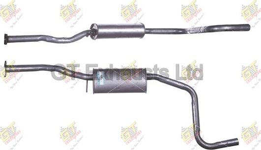 GT Exhausts GFE342 - Srednji Ispušni lonac www.molydon.hr