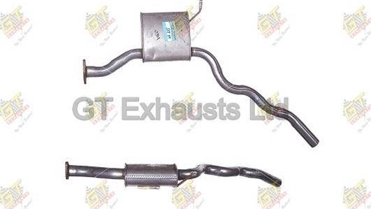 GT Exhausts GFE332 - Srednji Ispušni lonac www.molydon.hr