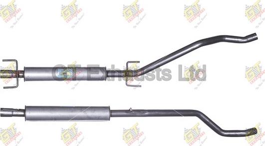 GT Exhausts GGM595 - Srednji Ispušni lonac www.molydon.hr