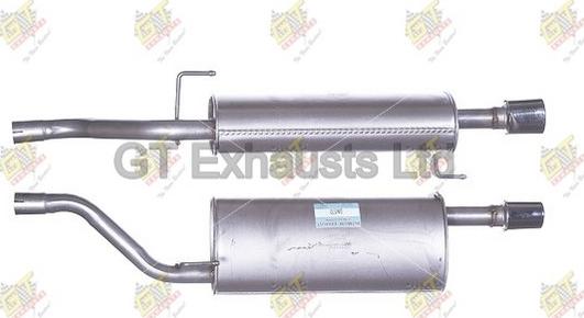 GT Exhausts GGM572 - Zadnji Ispušni lonac www.molydon.hr