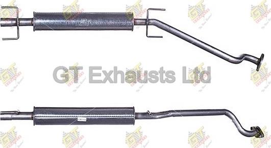 GT Exhausts GGM324 - Srednji Ispušni lonac www.molydon.hr