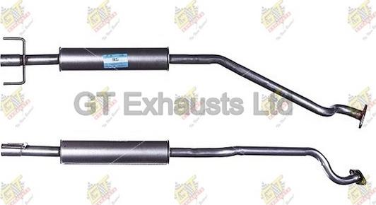 GT Exhausts GGM321 - Srednji Ispušni lonac www.molydon.hr