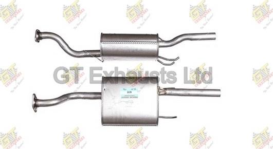 GT Exhausts GHA168 - Zadnji Ispušni lonac www.molydon.hr