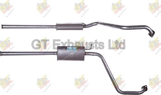 GT Exhausts GHY095 - Srednji Ispušni lonac www.molydon.hr