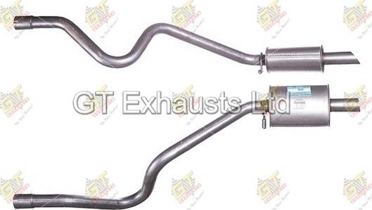 GT Exhausts GLR154 - Zadnji Ispušni lonac www.molydon.hr