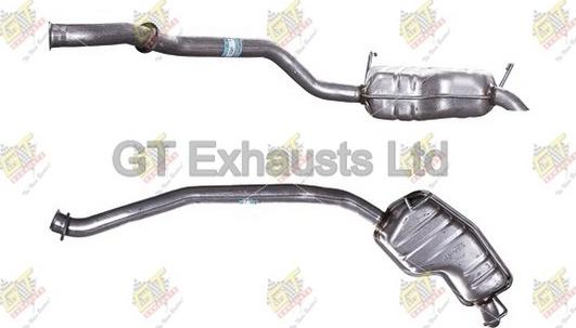 GT Exhausts GLR203 - Zadnji Ispušni lonac www.molydon.hr