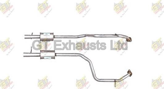 GT Exhausts GMA405 - Srednji Ispušni lonac www.molydon.hr