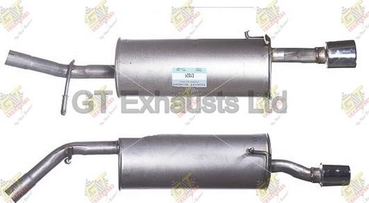 GT Exhausts GPG813 - Zadnji Ispušni lonac www.molydon.hr