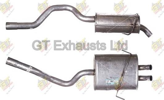 GT Exhausts GRN817 - Zadnji Ispušni lonac www.molydon.hr