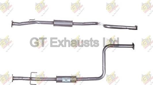 GT Exhausts GRR238 - Srednji Ispušni lonac www.molydon.hr