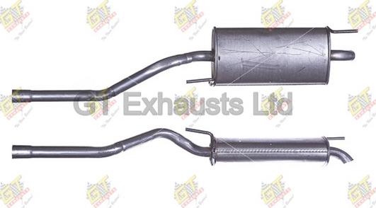 GT Exhausts GSE088 - Zadnji Ispušni lonac www.molydon.hr