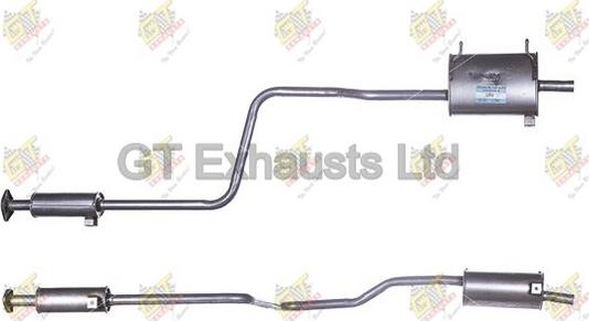 GT Exhausts GSZ045 - Zadnji Ispušni lonac www.molydon.hr