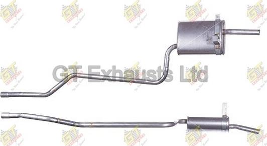 GT Exhausts GTY511 - Zadnji Ispušni lonac www.molydon.hr