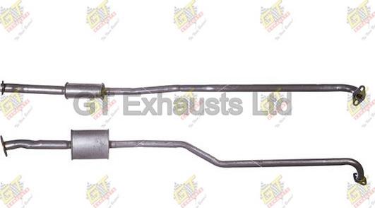 GT Exhausts GTY377 - Srednji Ispušni lonac www.molydon.hr