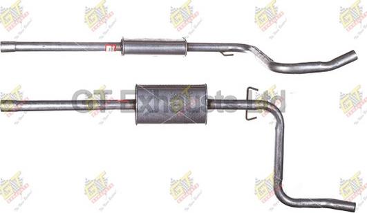 GT Exhausts GVO141 - Srednji Ispušni lonac www.molydon.hr