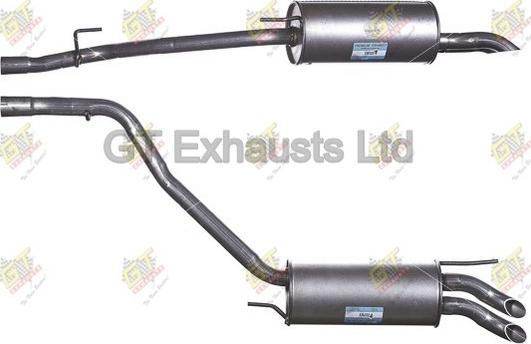 GT Exhausts GVW500 - Zadnji Ispušni lonac www.molydon.hr