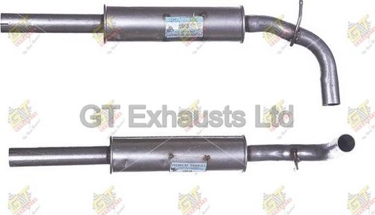 GT Exhausts GVW510 - Srednji Ispušni lonac www.molydon.hr