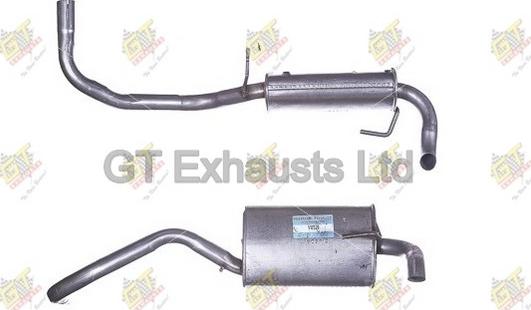 GT Exhausts GVW529 - Zadnji Ispušni lonac www.molydon.hr