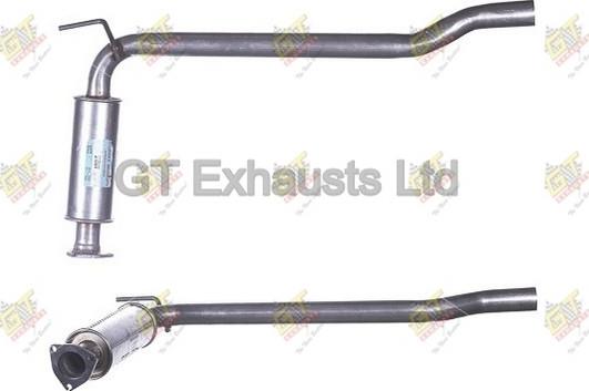 GT Exhausts GVW572 - Prednji Ispušni lonac www.molydon.hr