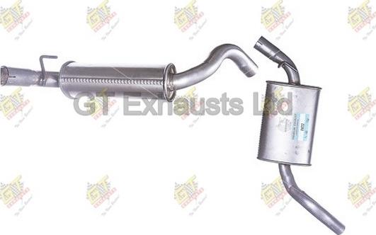 GT Exhausts GVW252 - Srednji Ispušni lonac www.molydon.hr