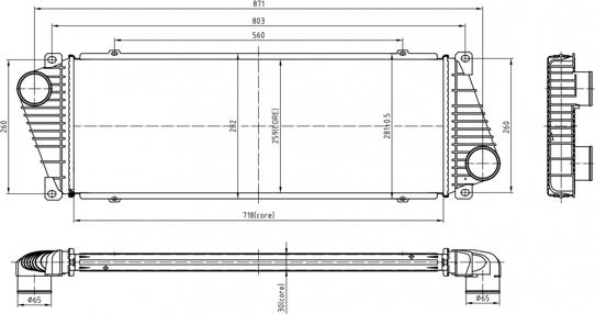 Hart 605 572 - Intercooler, hladnjak www.molydon.hr