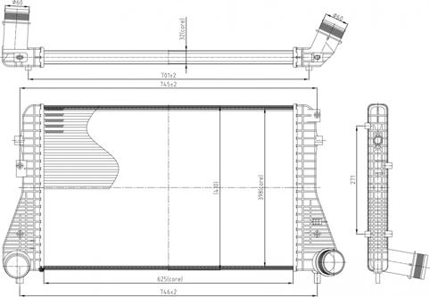 Hart 614 067 - Intercooler, hladnjak www.molydon.hr