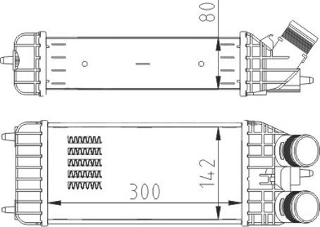 Hart 614 080 - Intercooler, hladnjak www.molydon.hr