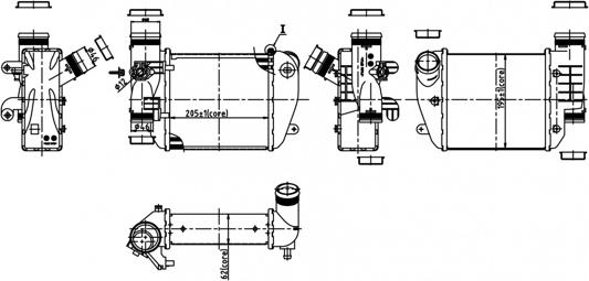 Hart 614 078 - Intercooler, hladnjak www.molydon.hr