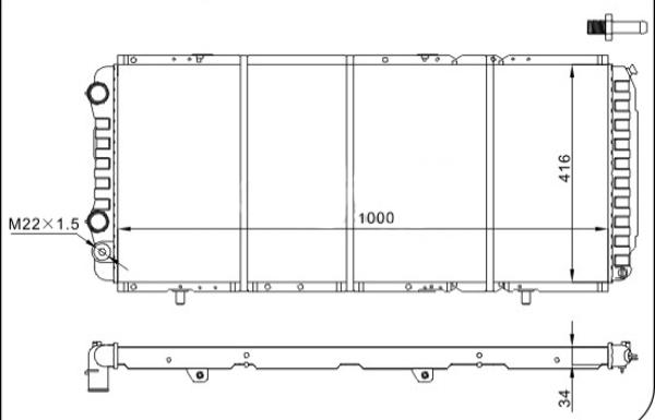 Hart 611 188 - Hladnjak, hladjenje motora www.molydon.hr