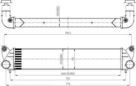 Hart 618 603 - Intercooler, hladnjak www.molydon.hr