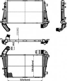 Hart 612 488 - Intercooler, hladnjak www.molydon.hr