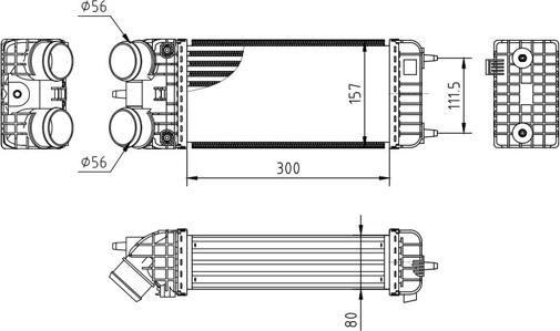 Hart 612 540 - Intercooler, hladnjak www.molydon.hr