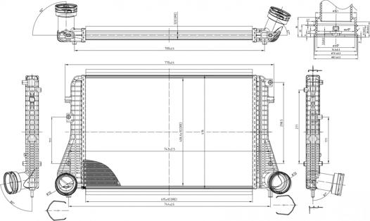 Hart 612 542 - Intercooler, hladnjak www.molydon.hr