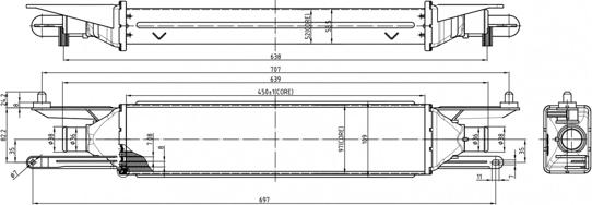 Hart 612 502 - Intercooler, hladnjak www.molydon.hr