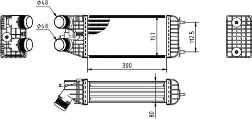 Hart 636 908 - Intercooler, hladnjak www.molydon.hr