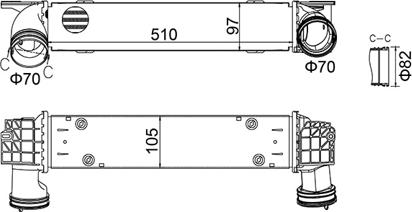 Hart 630 290 - Intercooler, hladnjak www.molydon.hr