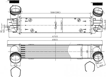 Hart 620 786 - Intercooler, hladnjak www.molydon.hr