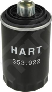 Hart 353 922 - Filter za ulje www.molydon.hr