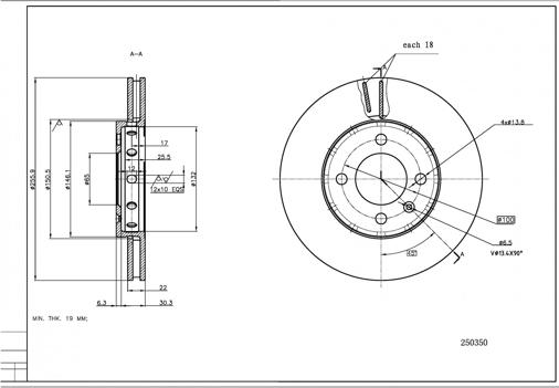 Hart 250 350 - Kočioni disk www.molydon.hr