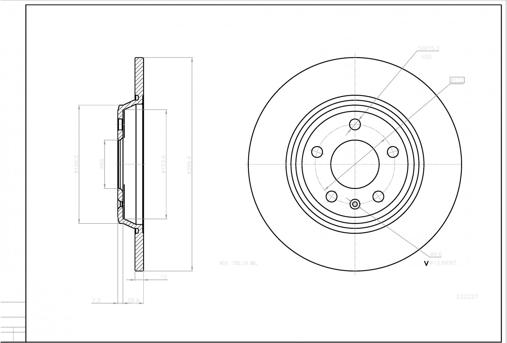 Hart 232 227 - Kočioni disk www.molydon.hr