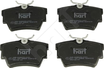 Hart 221 120 - Komplet Pločica, disk-kočnica www.molydon.hr