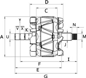 HC-Cargo 335782 - Rotor, alternator www.molydon.hr