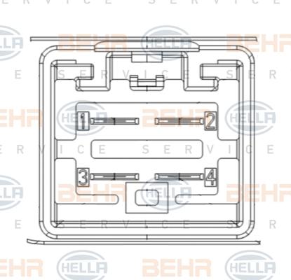 HELLA 9ML 351 332-461 - Otpornik, ventilator kabine/unutrasnjeg prostora www.molydon.hr