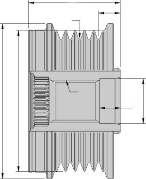 HELLA 9XU 358 039-051 - Remenica, alternator www.molydon.hr