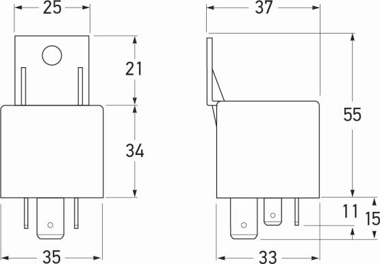 HELLA 4RA 003 437-088 - Relej, glavna struja www.molydon.hr