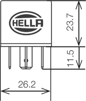 HELLA 4RD 933 332-291 - Relej, glavna struja www.molydon.hr