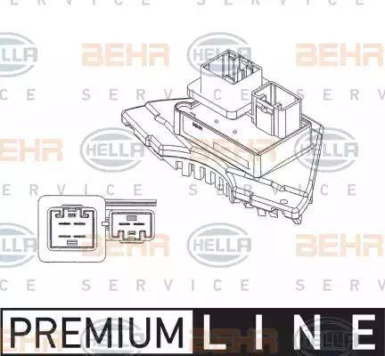 HELLA 5HL 351 321-231 - Regulator, ventilator kabine/unutrasnjeg prostora www.molydon.hr