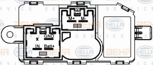 HELLA 5HL 351 321-771 - Regulator, ventilator kabine/unutrasnjeg prostora www.molydon.hr