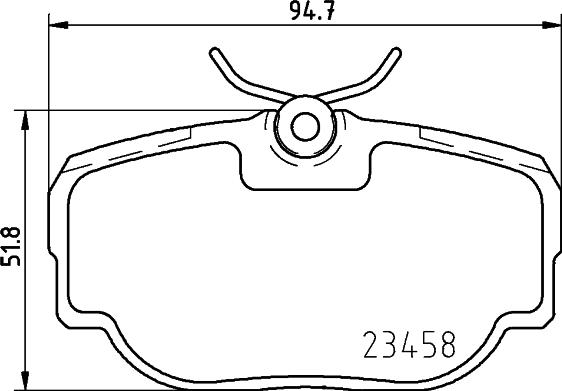 HELLA 8DB 355 009-541 - Komplet Pločica, disk-kočnica www.molydon.hr