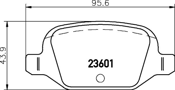 HELLA 8DB 355 009-551 - Komplet Pločica, disk-kočnica www.molydon.hr